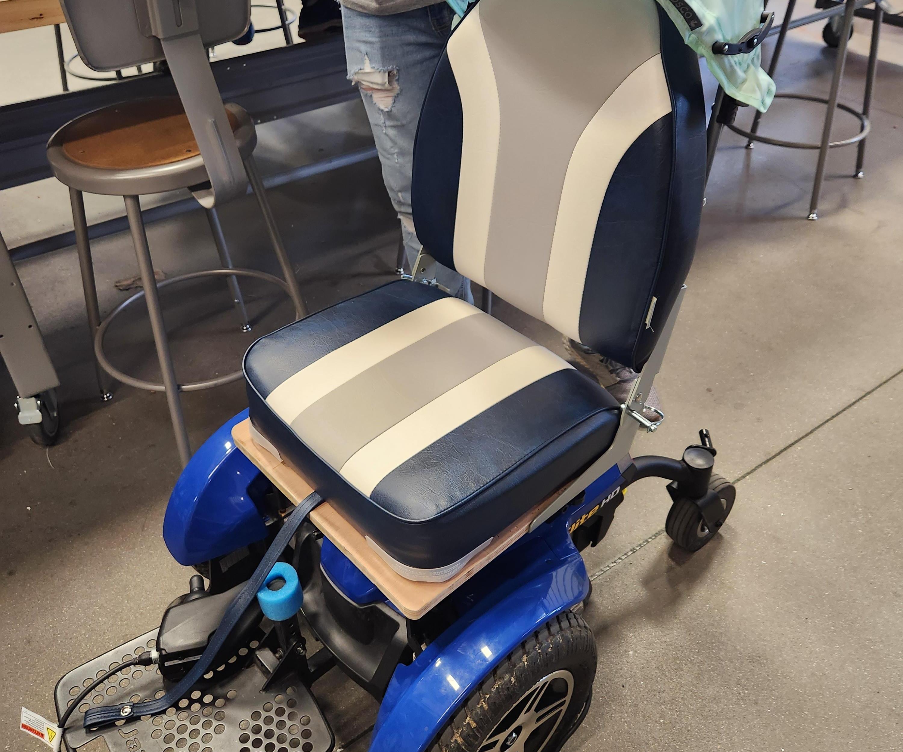 Modifying an Adult Mobility Scooter Into an All-terrain Wheelchair for a Child