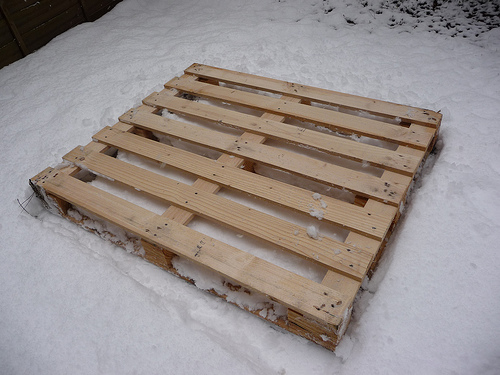 How to make a sledge out of wooden palette