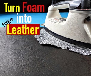 Make Fake Leather From Tinfoil and Foam!