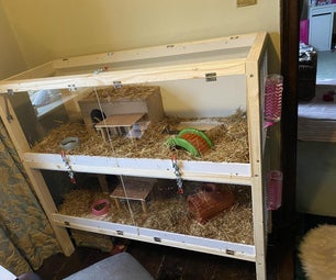Two Level Indoor Rabbit Hutch