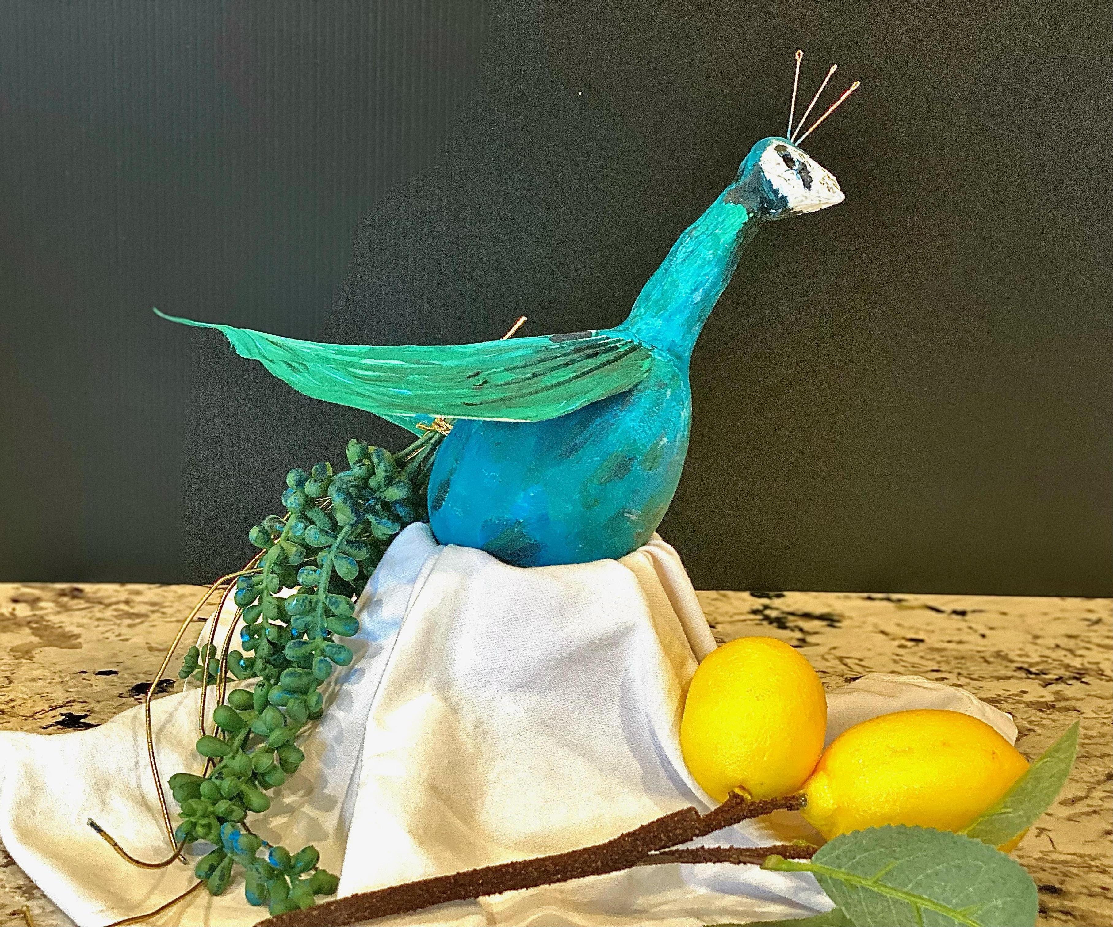 How to Make a Miniature Peacock