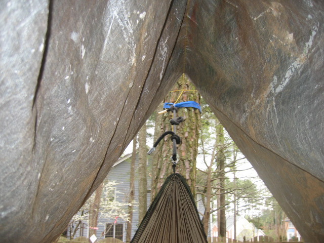 the hammock hut: a easy to make hammock rain-fly