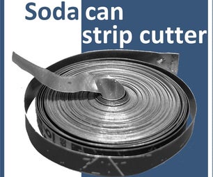 Soda Can Strip Cutter