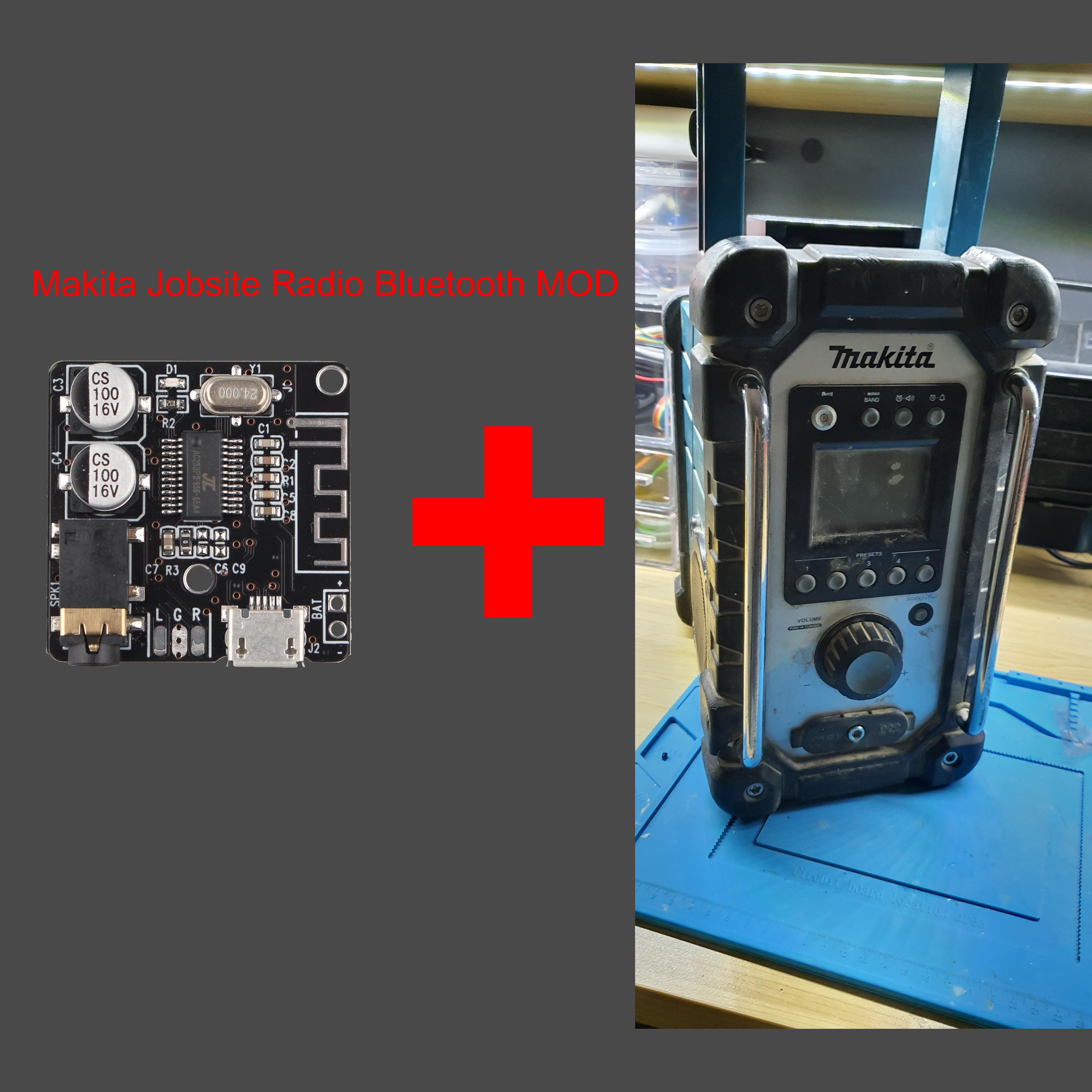 Makita Radio Bluetooth Upgrade BMR102/DMR102