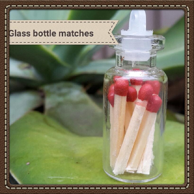 Mini Match Glass Bottle!
