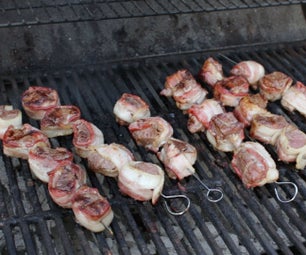Bacon Wrapped Steak on the Grill