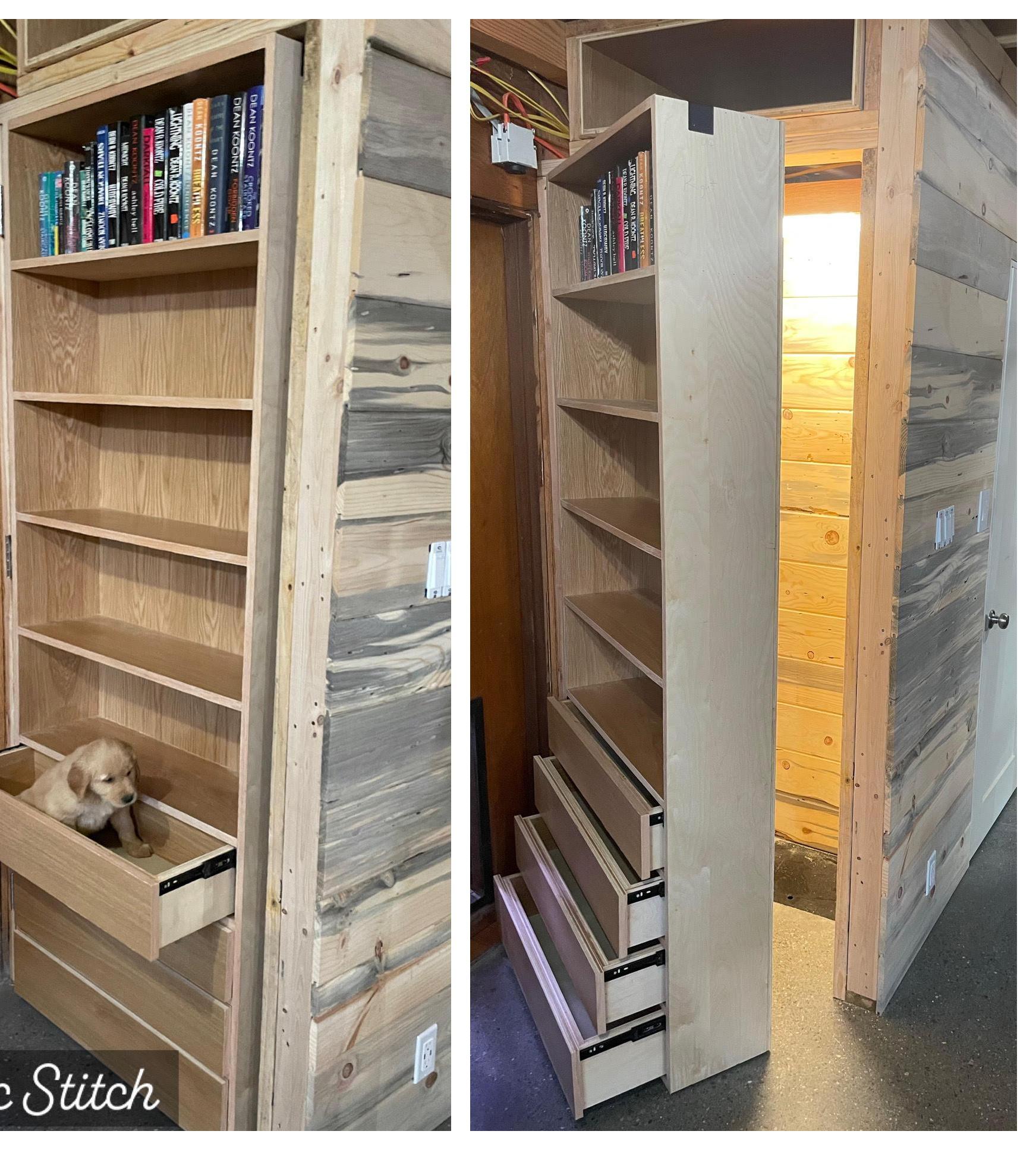 Hidden Door Book Shelf
