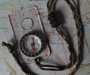 Paracord Compass Lanyard