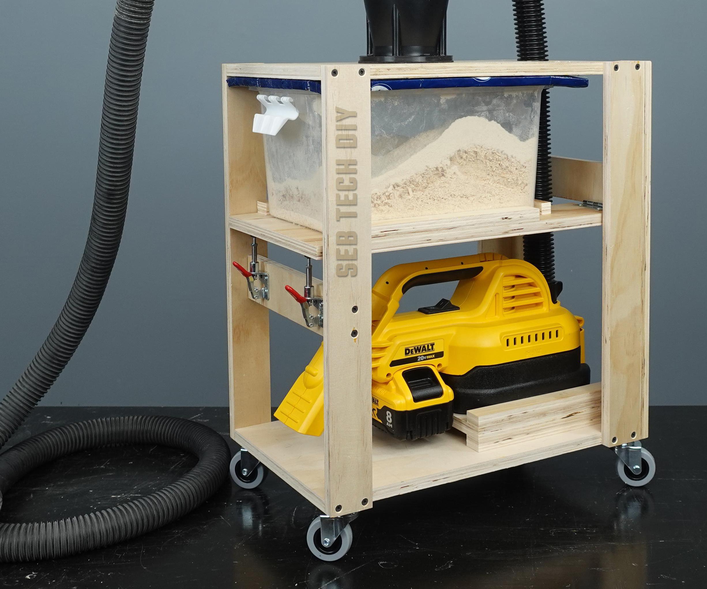 Cordless Dust Collector Cart