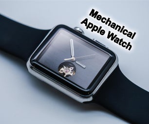Mechanical Apple Watch From Real E-Waste Apple Watch