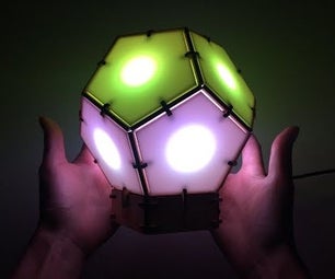 Bucky Touch: Light-up Dodecahedron Instrument