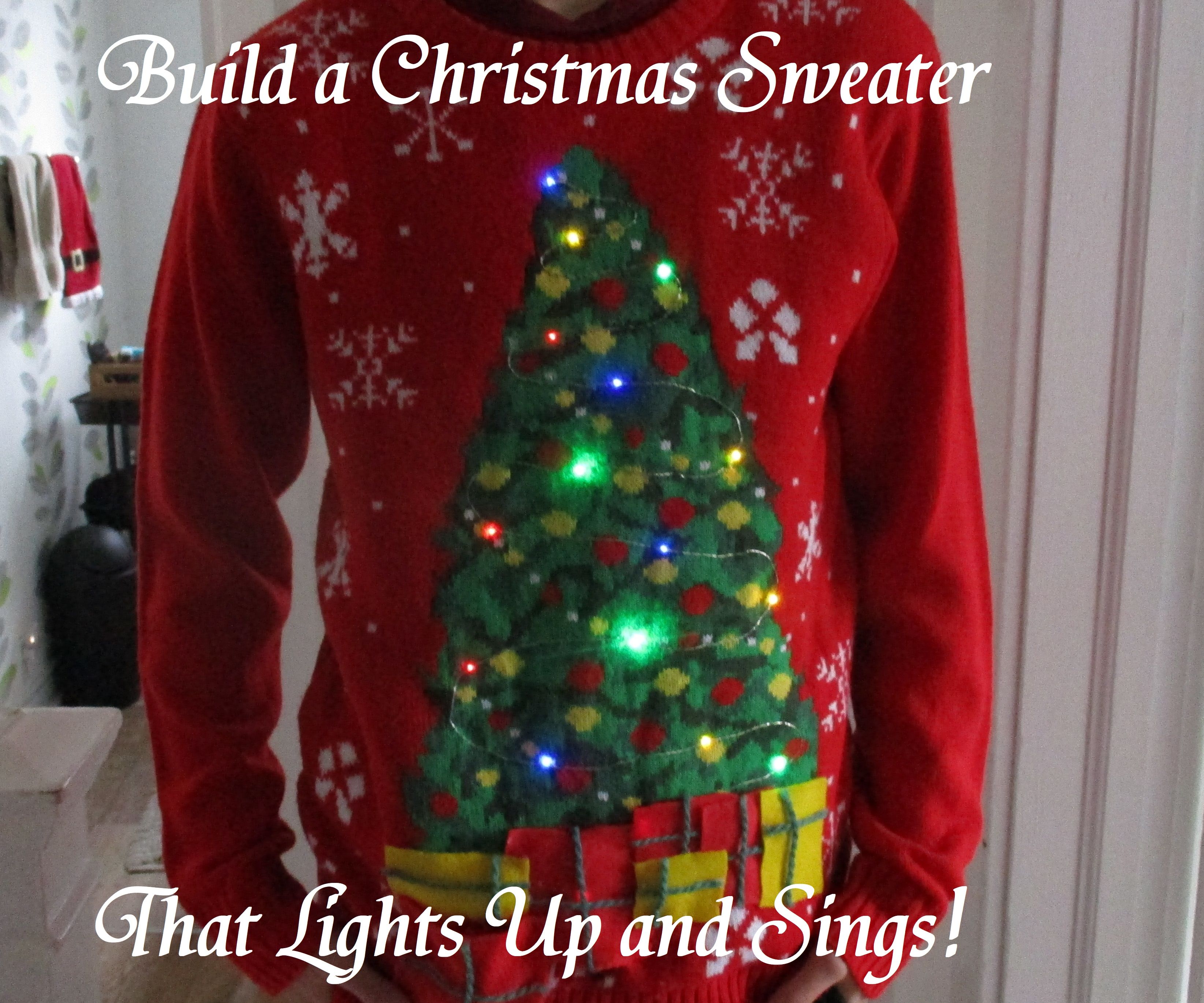 Singing Light Up Christmas Sweater!