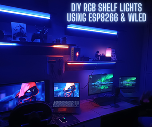 DIY RGB Shelf Lights Using ESP8266 & WLED