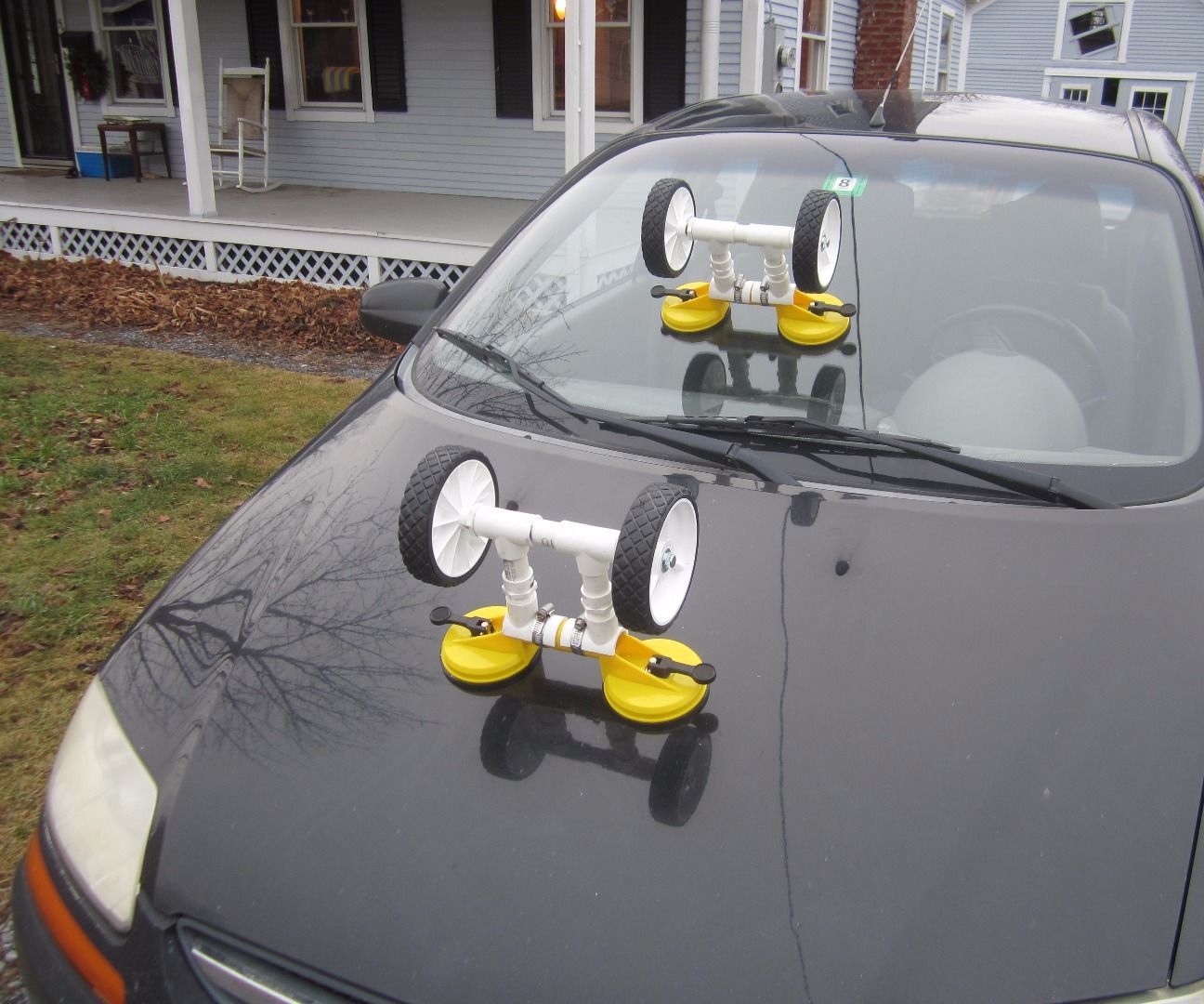 Kayak Car Topping Helper (because They Can Be Heavy)