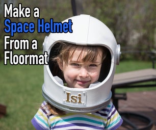 DIY Space Helmet From a Camping Mat!