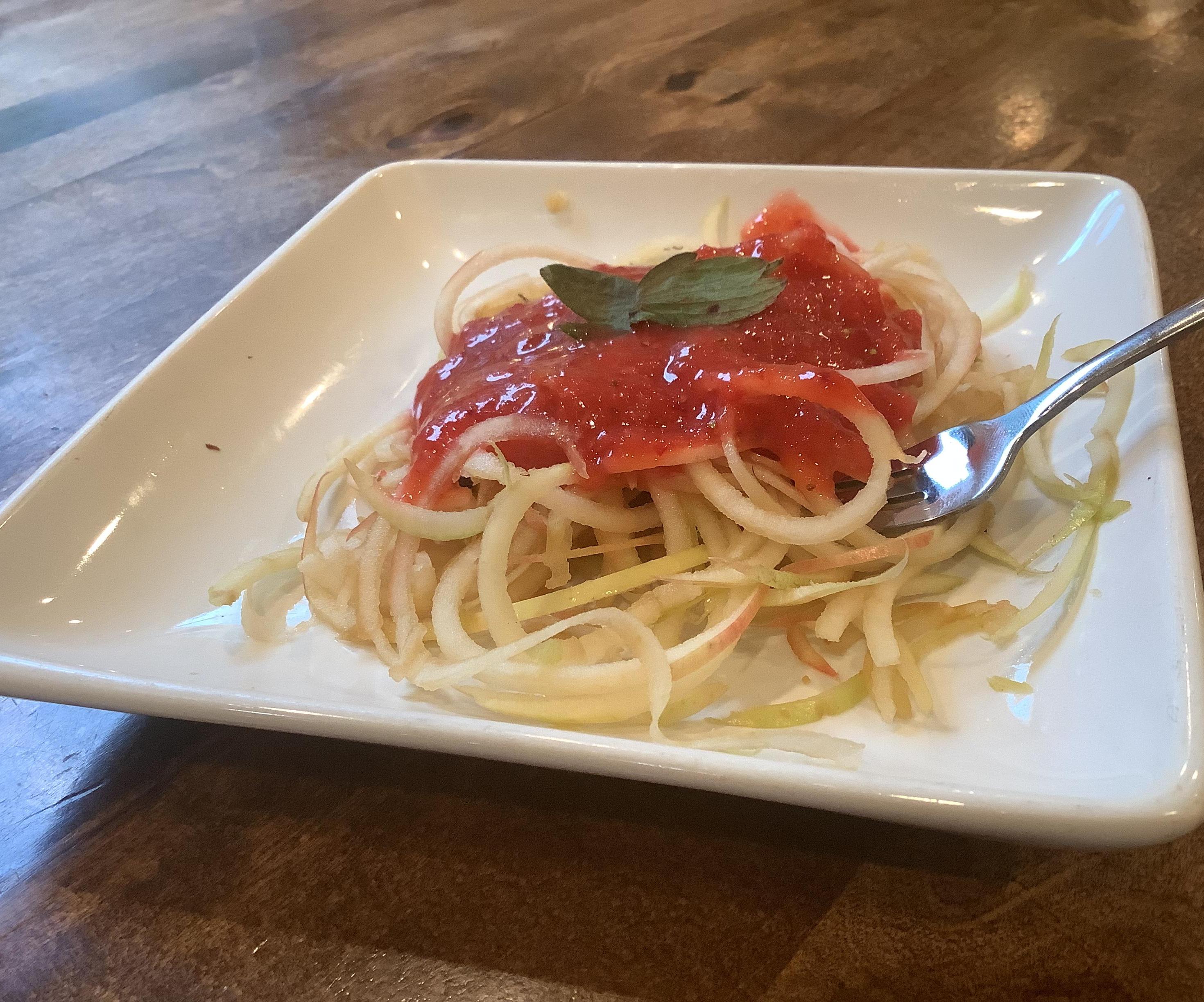 How to Make Fruit Spaghetti