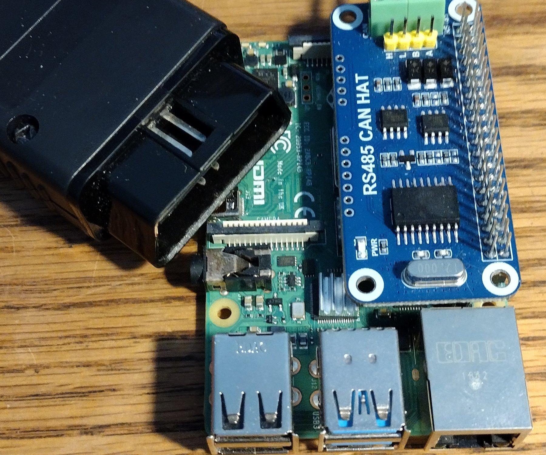 Raspberry Pi Based CAN-BUS Reader