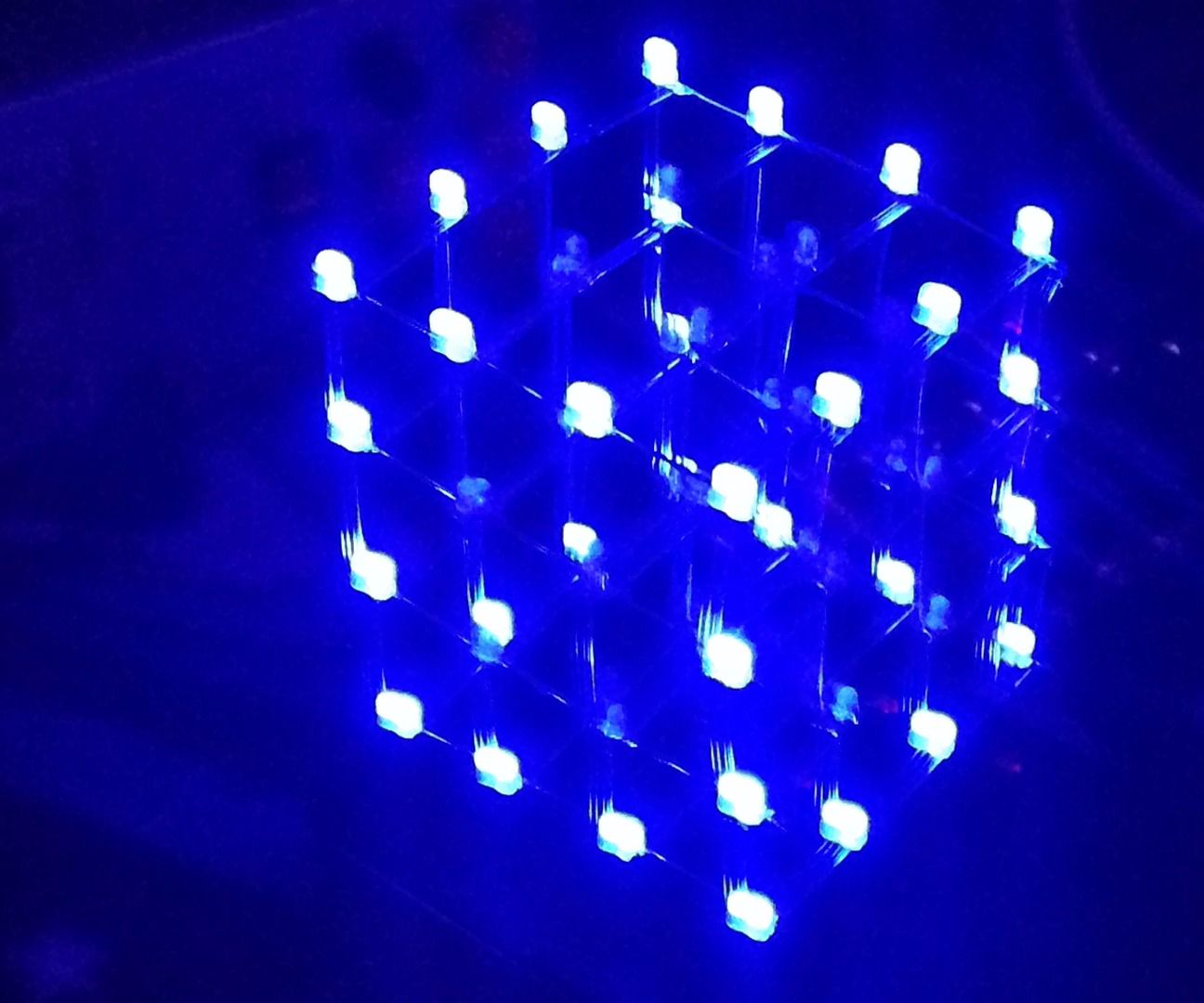Raspberry Pi 4x4x4 LED Cube