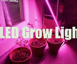 DIY LED Grow Light With 3d Printed Base