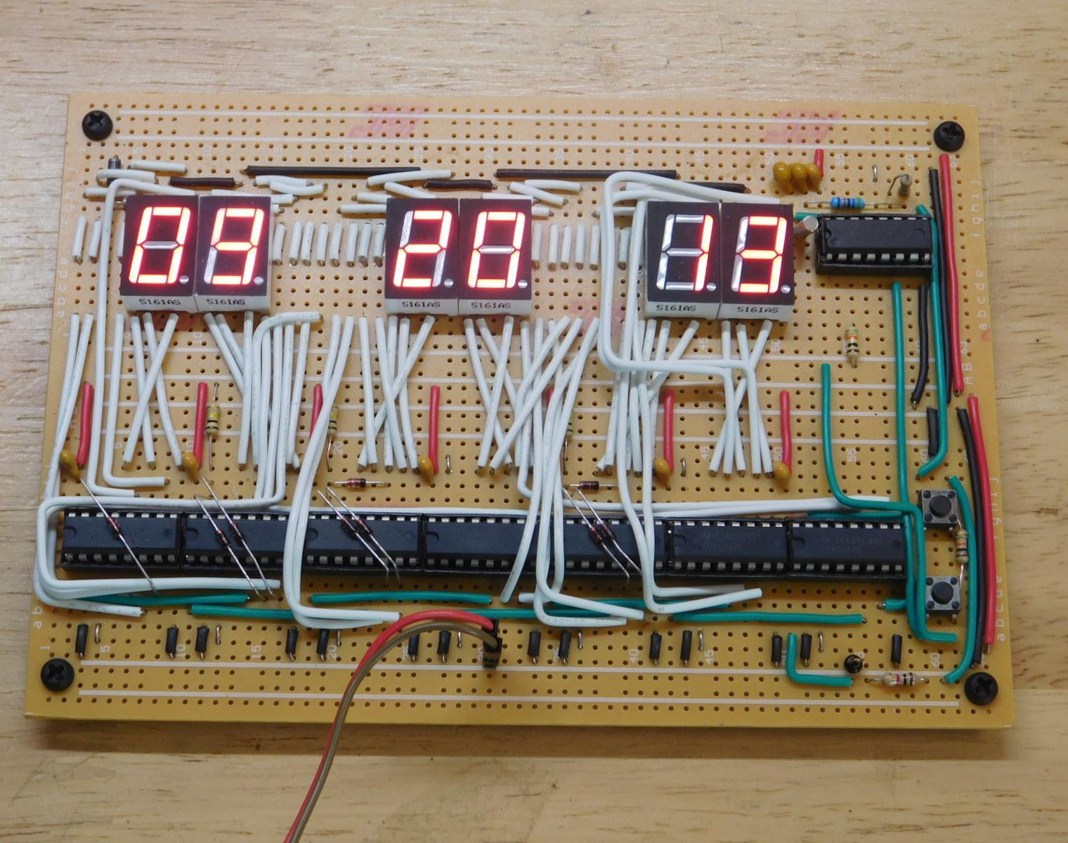 24 Hour Digital Clock (non Microcontroller)