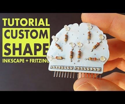 How to Make Custom PCB Shapes (with Inkscape and Fritzing)