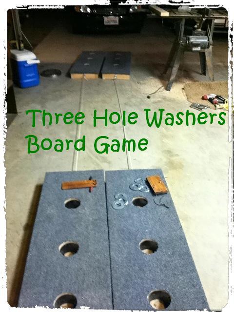 Build A Three Hole Washers Board Game