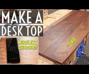 Creating a Custom Desk Top With Hidden Phone Charger
