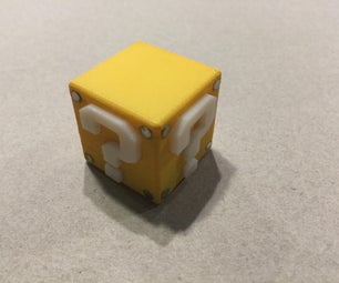 3D Printed Magnetic Mario Question Block