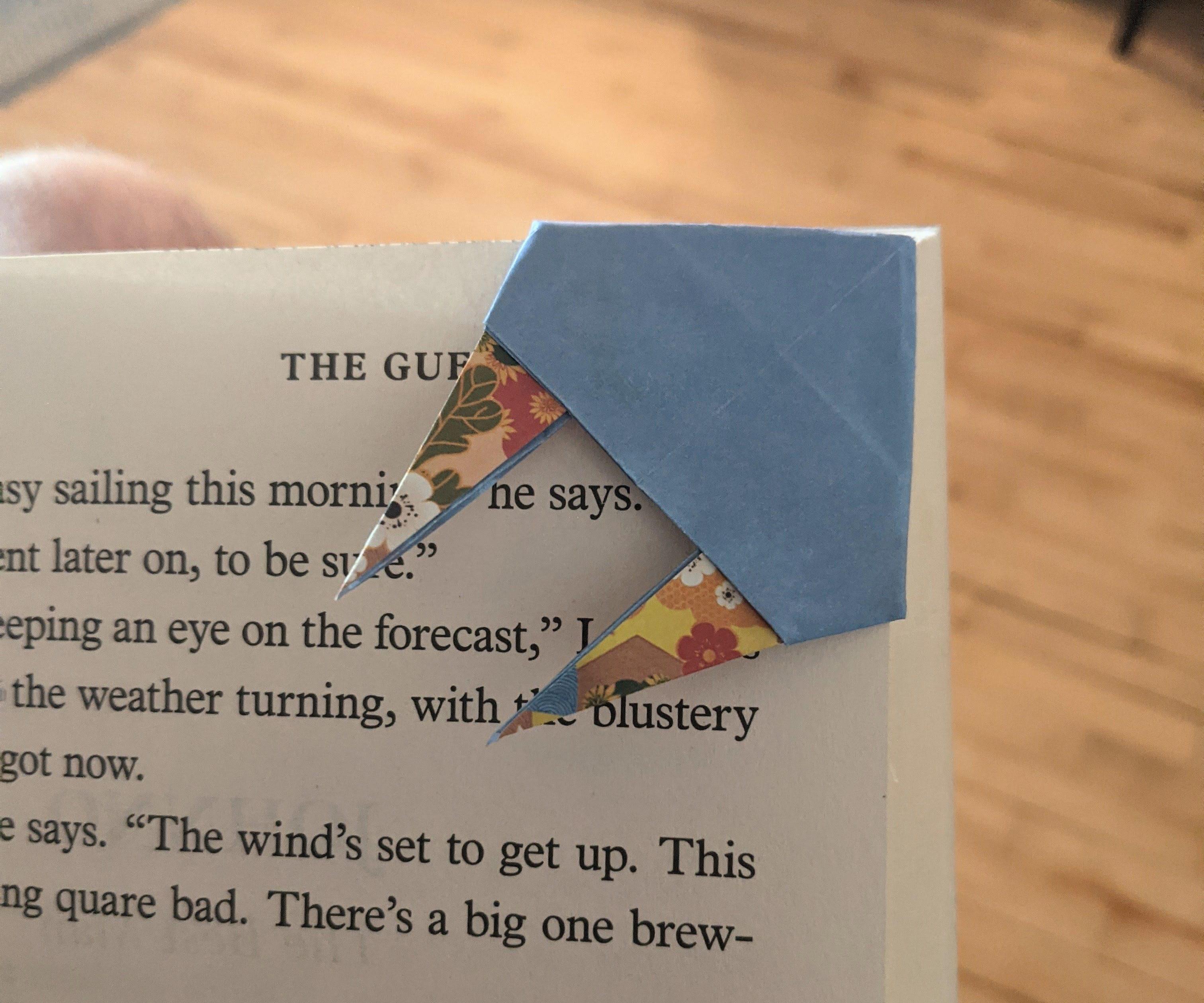 Origami Walrus Bookmark