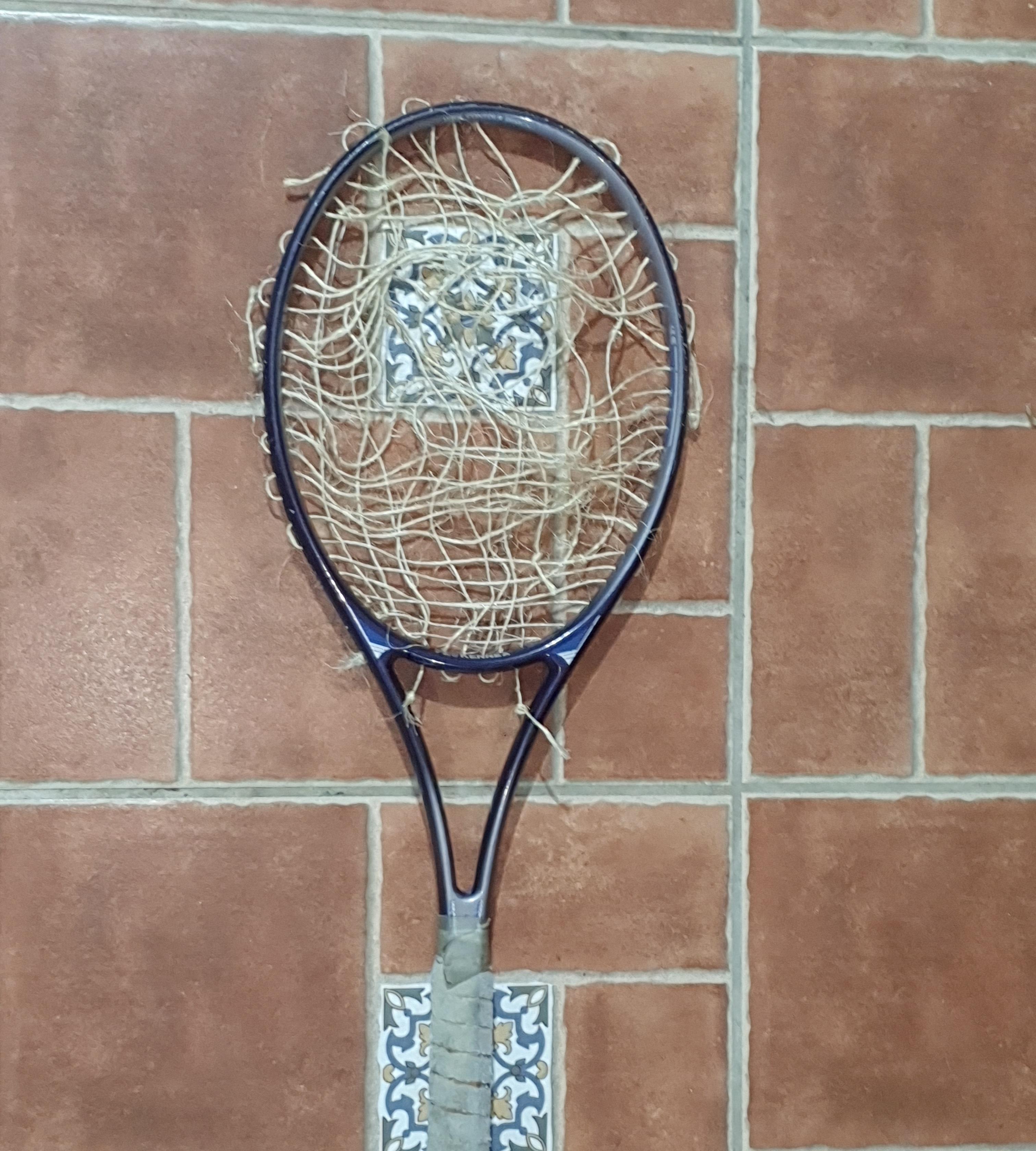 Recycled Tennis Racket Fishing Net