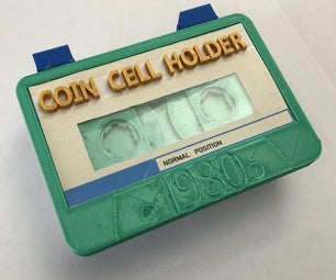 Cassette Coin Cell Holder