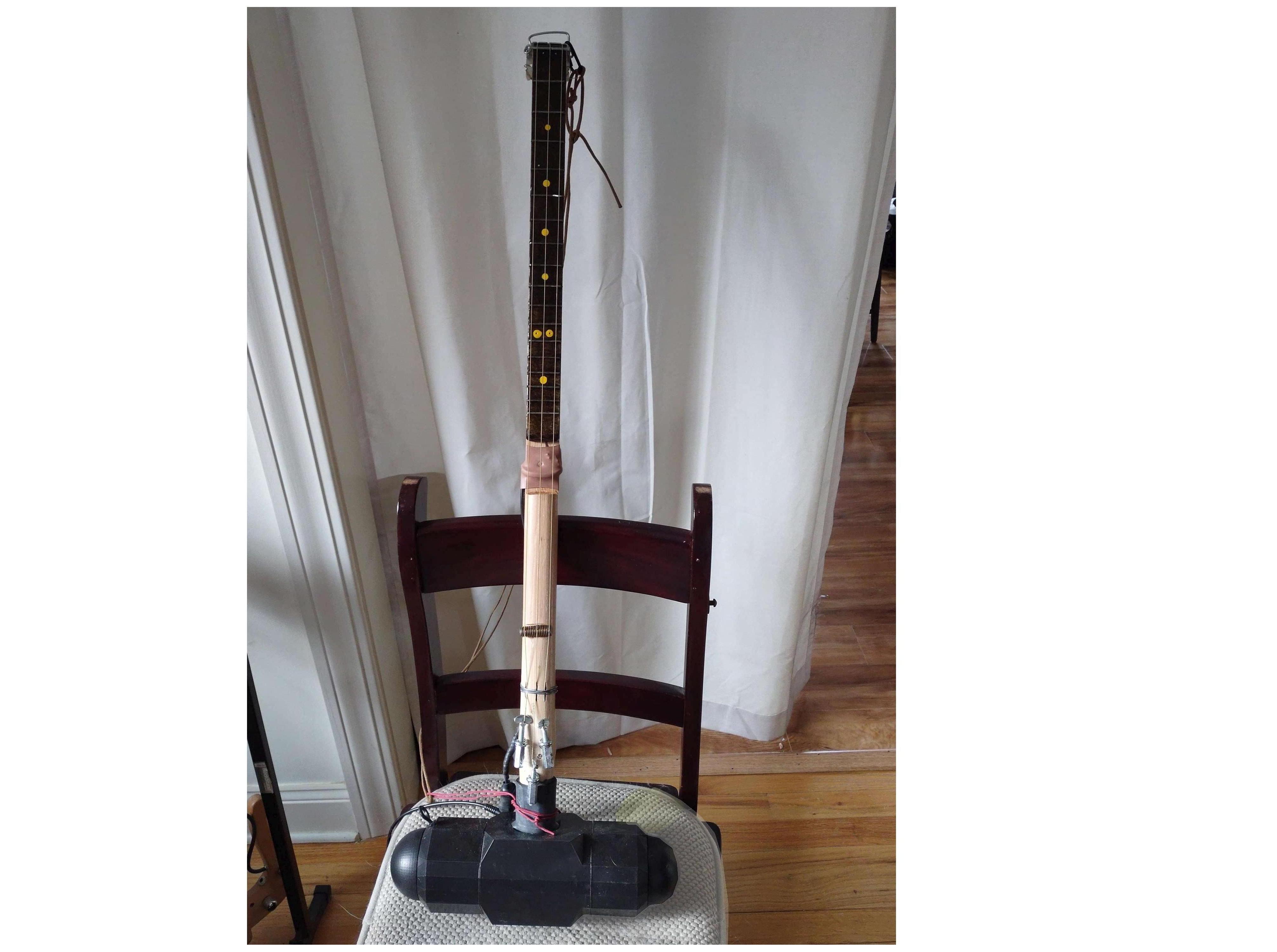 3 String Guitar Made From Hardware Store Parts: the Sledgehammer