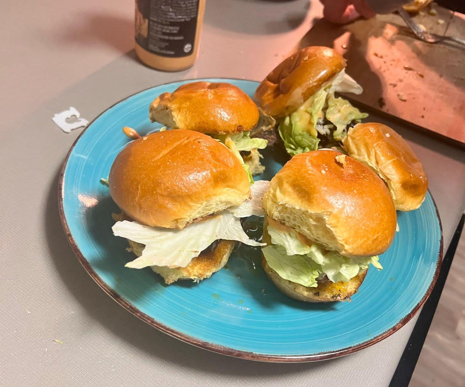 Compound Butter Centered Burgers