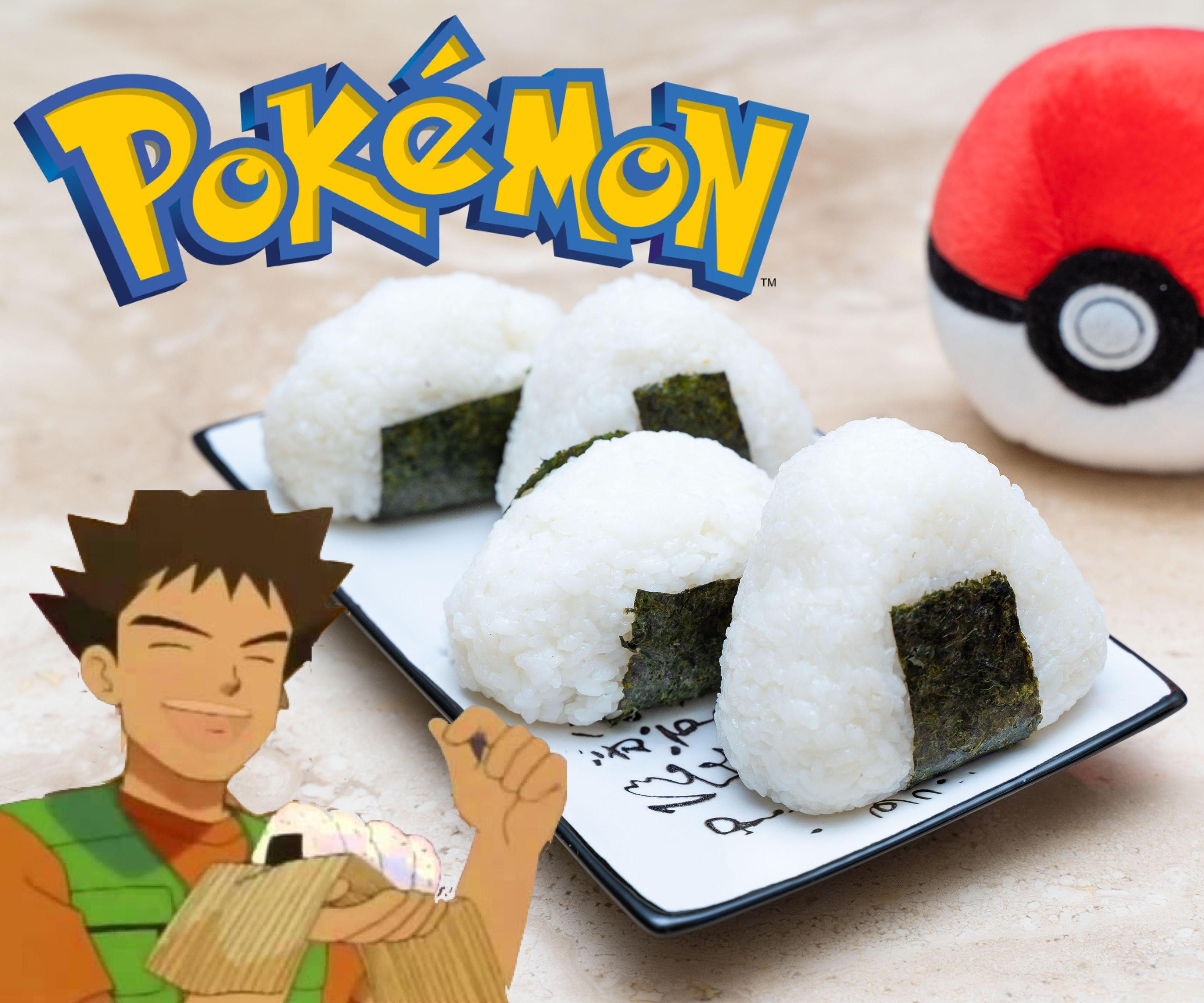 Brock's Onigiri (Rice Balls) from Pokemon