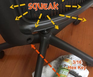 Fix the Squeak in Your Herman Miller Aeron Chair