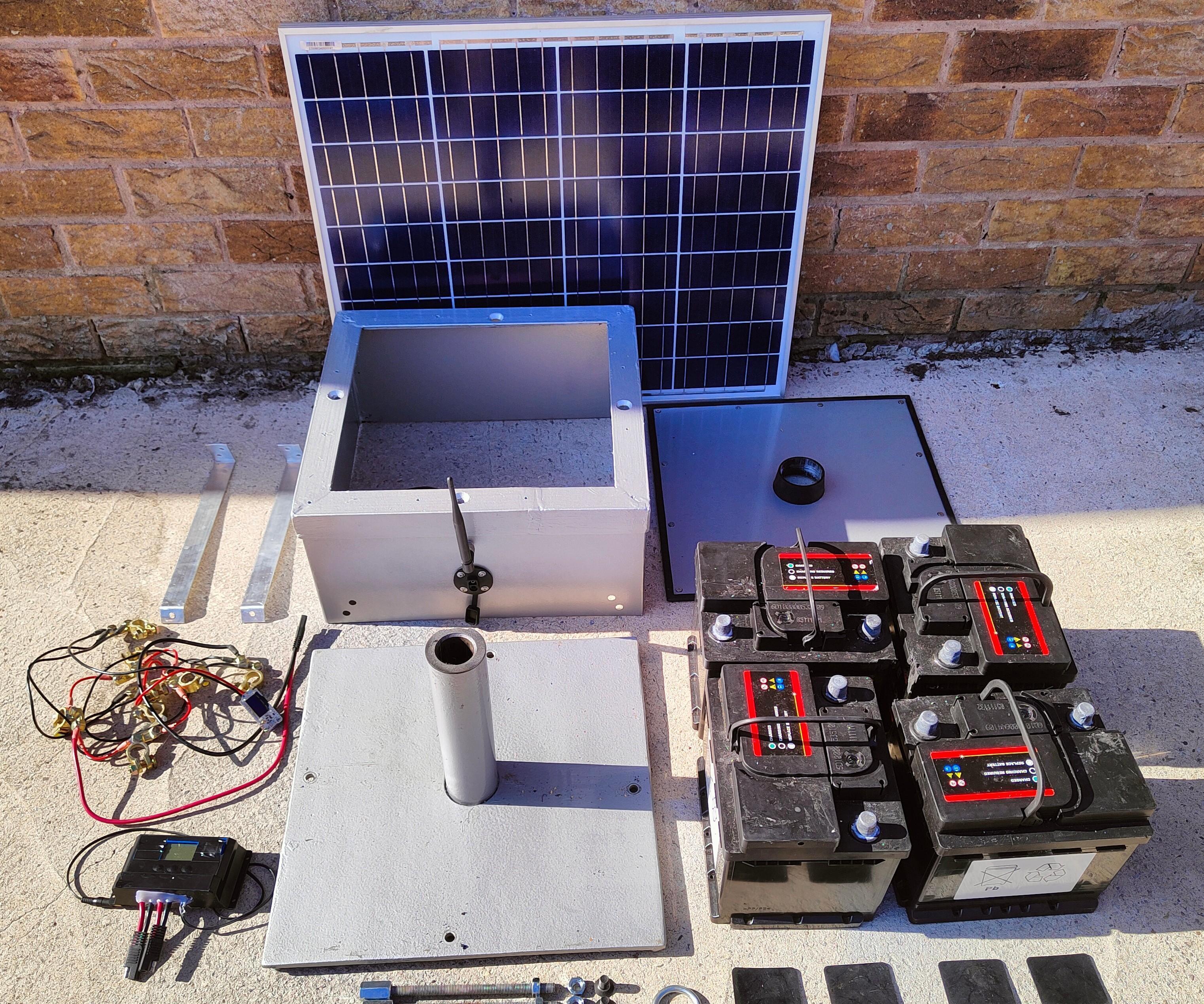Helium Hotspot Off Grid Solar Set Up for Nebra Outdoor Miner