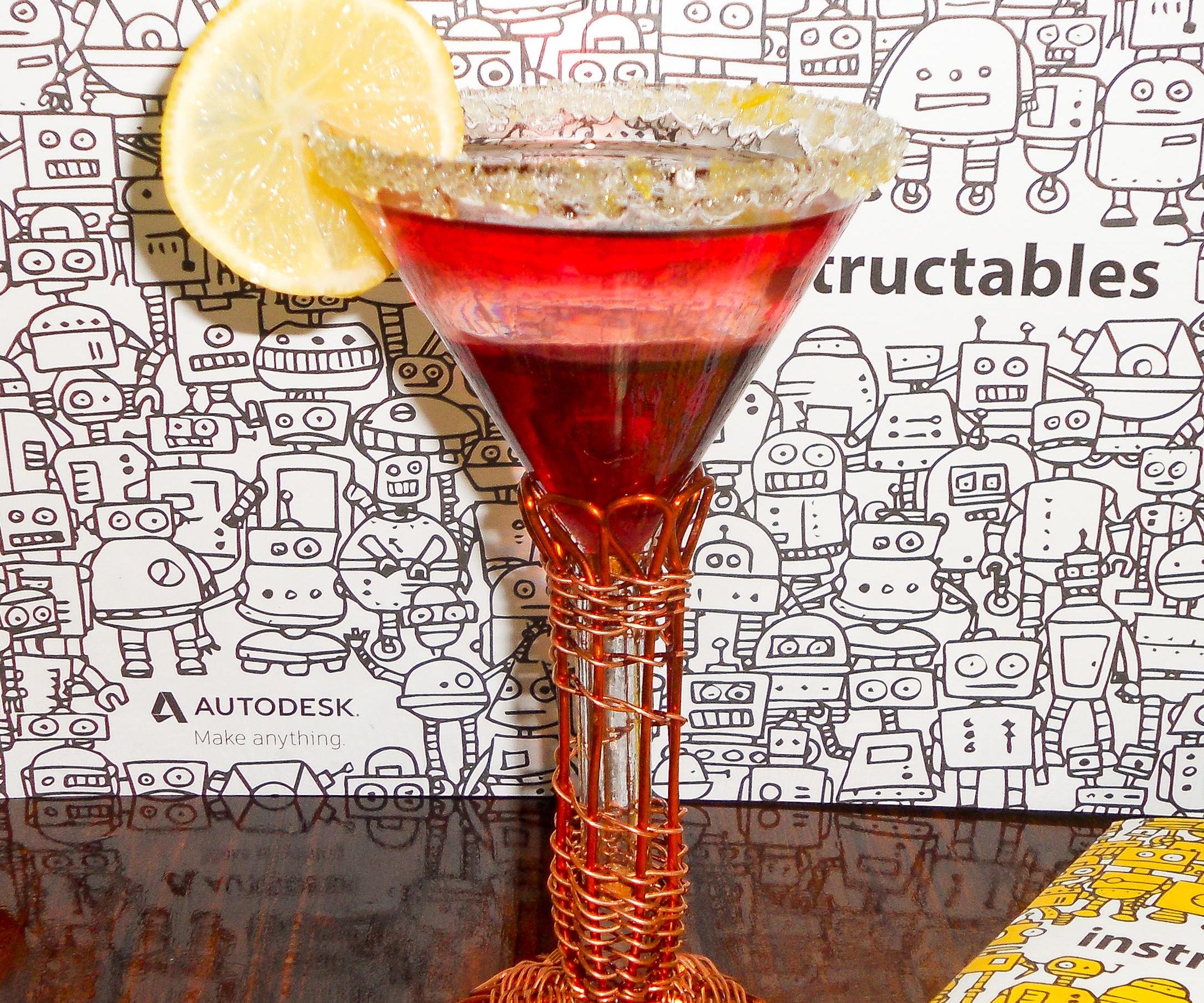 How to Turn a Funnel Into a Cocktail Glass