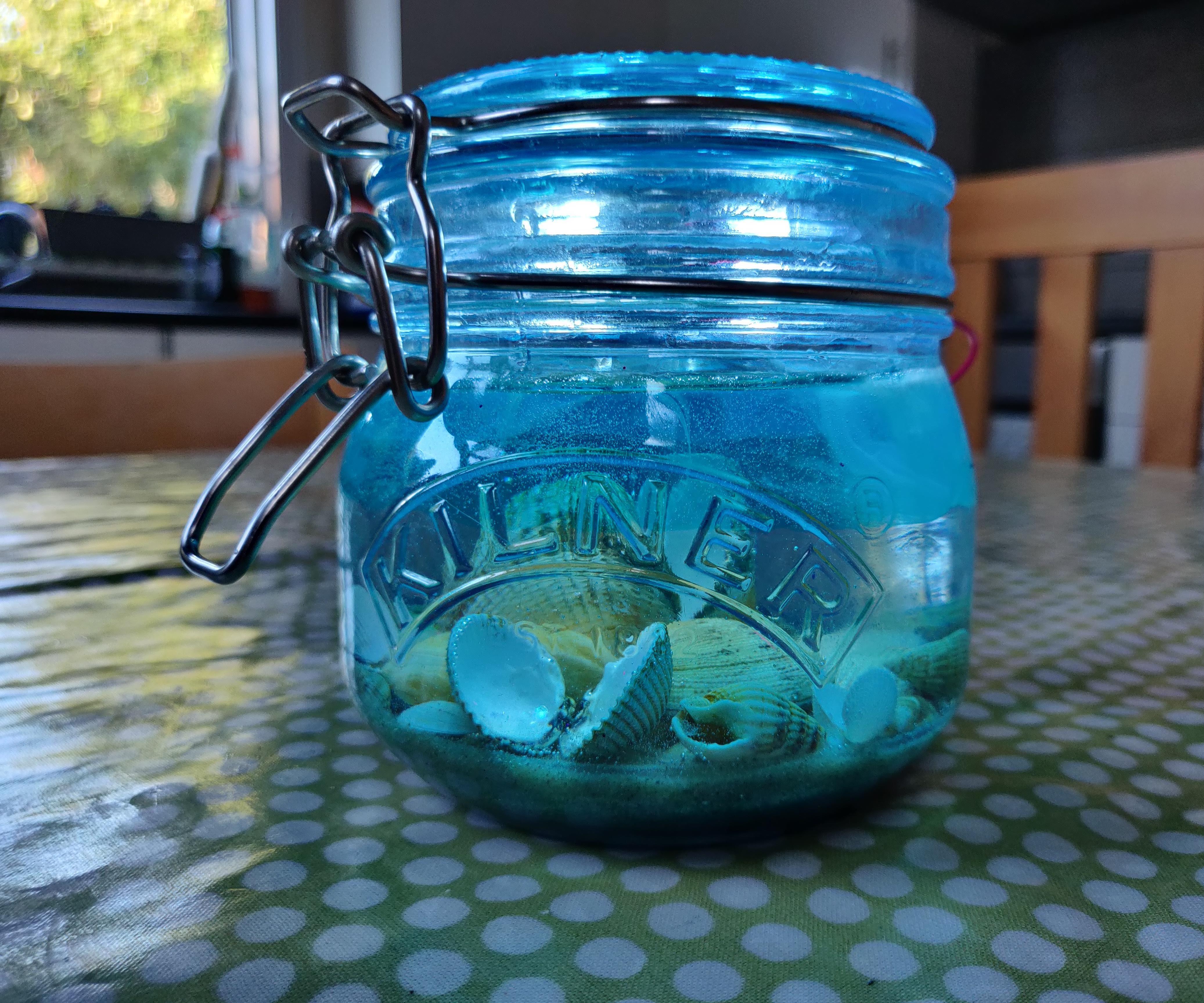 Saving a Day at the Beach in a Jar