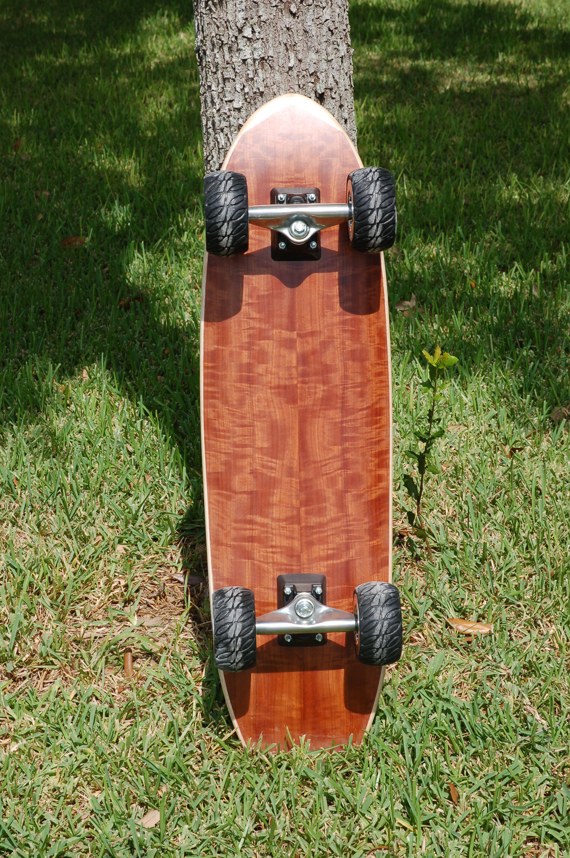 Composite sandwich skateboard