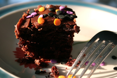 The BEST chocolate cake ever...that happens to be VEGAN.  I kid you not!