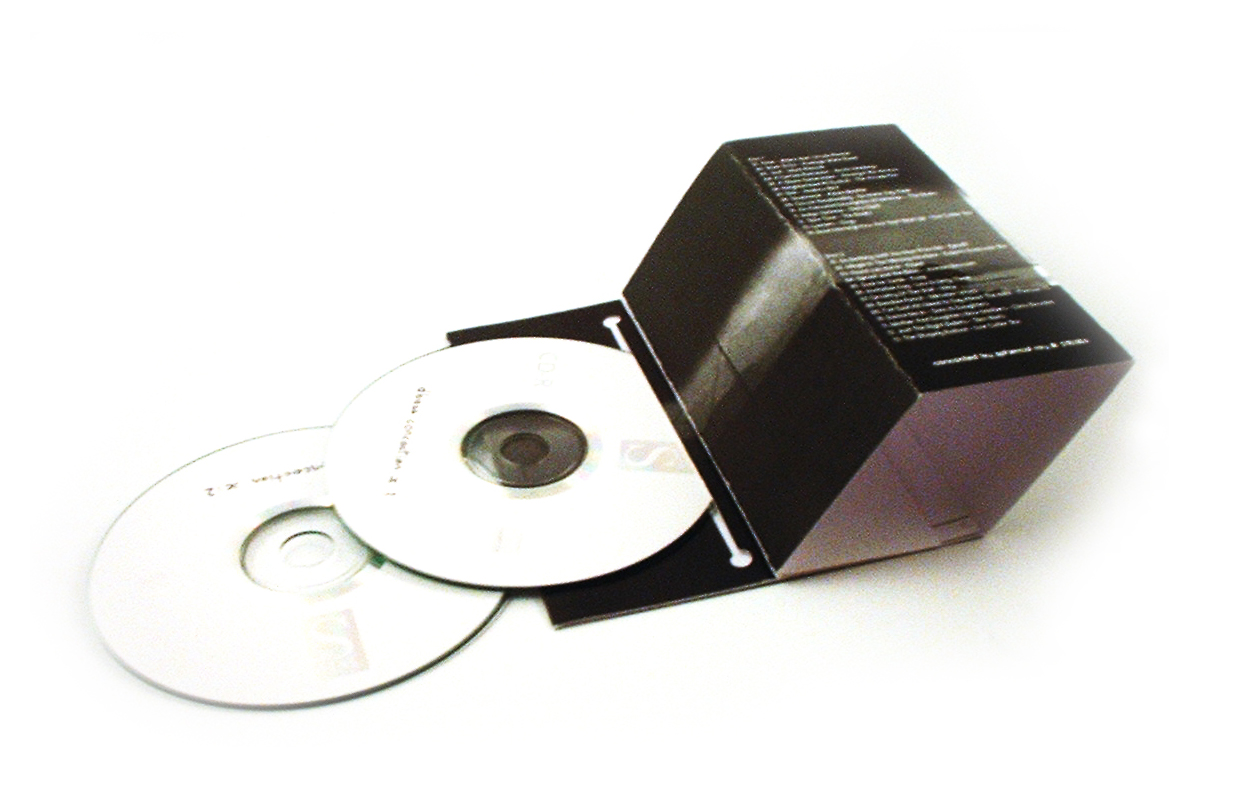 Open CD Cover I: cardboard CD/DVD case