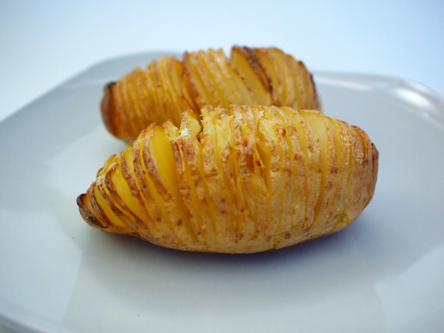 sliced baked potato