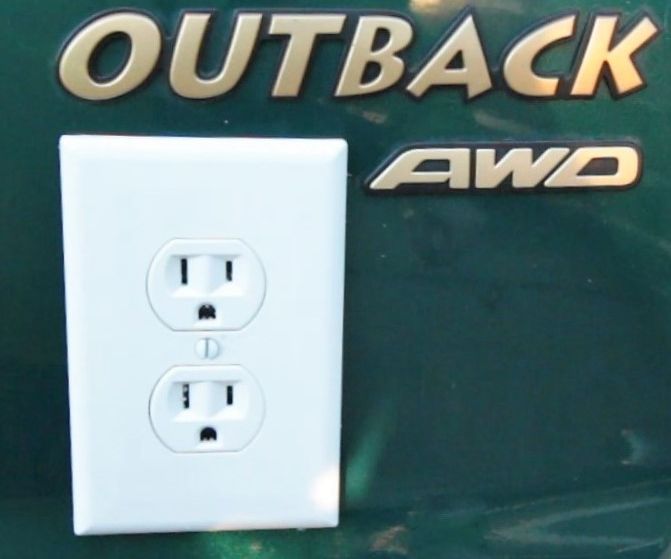Fake Electrical Outlet