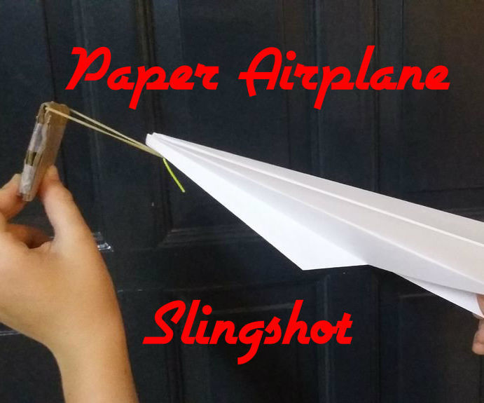 Paper Airplane Slingshot