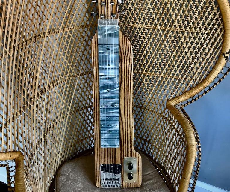 Solid Ash Lap Steel Guitar