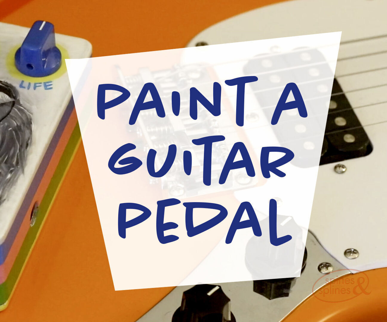 Hand Painting a Guitar Pedal