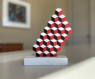 Cubes Illusion Sculpture