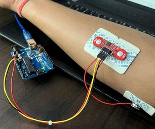 Recording and Visualizing Muscle Signals (EMG) Using Muscle BioAmp Patchy (wearable Muscle Sensor)