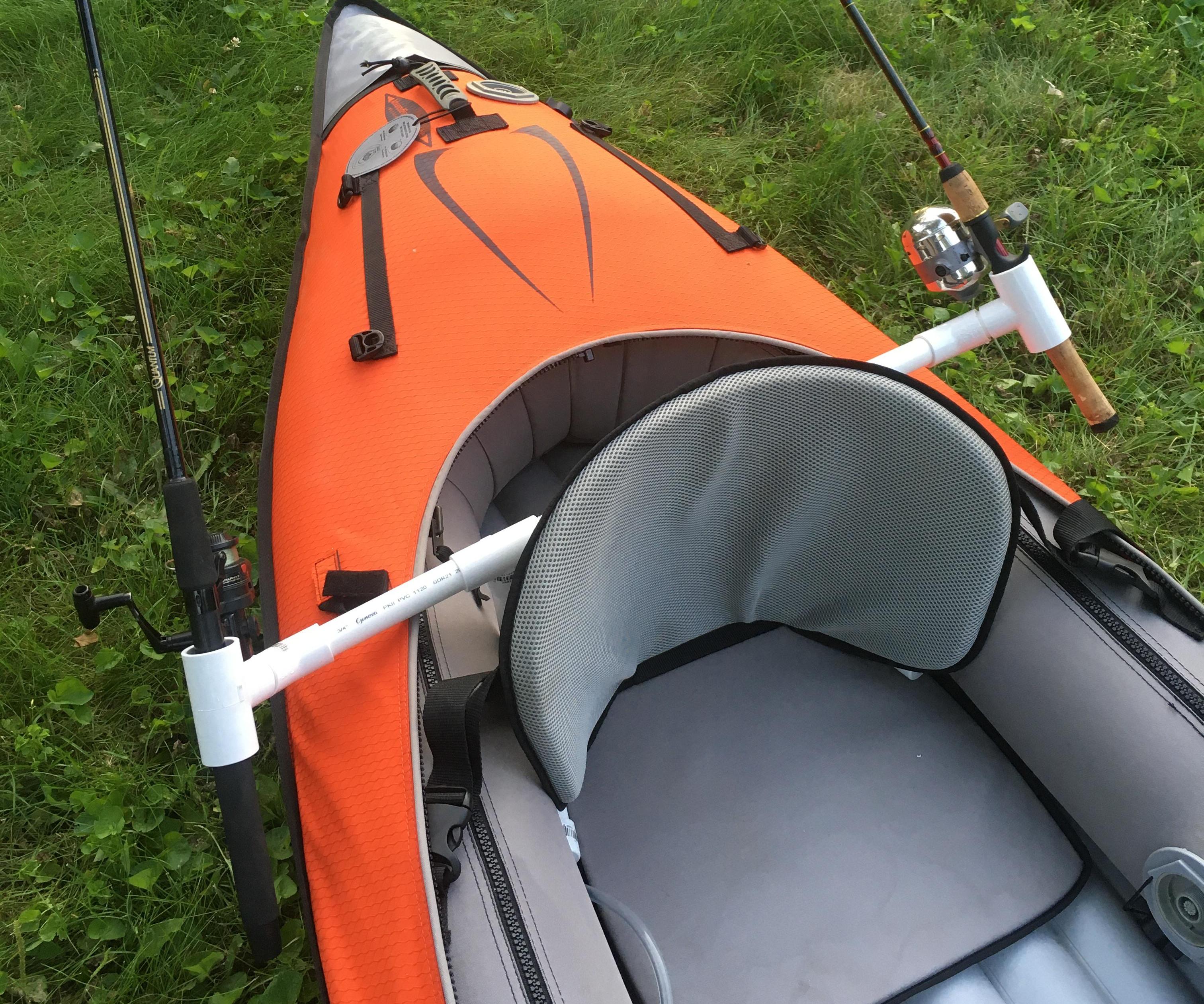 Easy Fishing Rod Holder for a Kayak