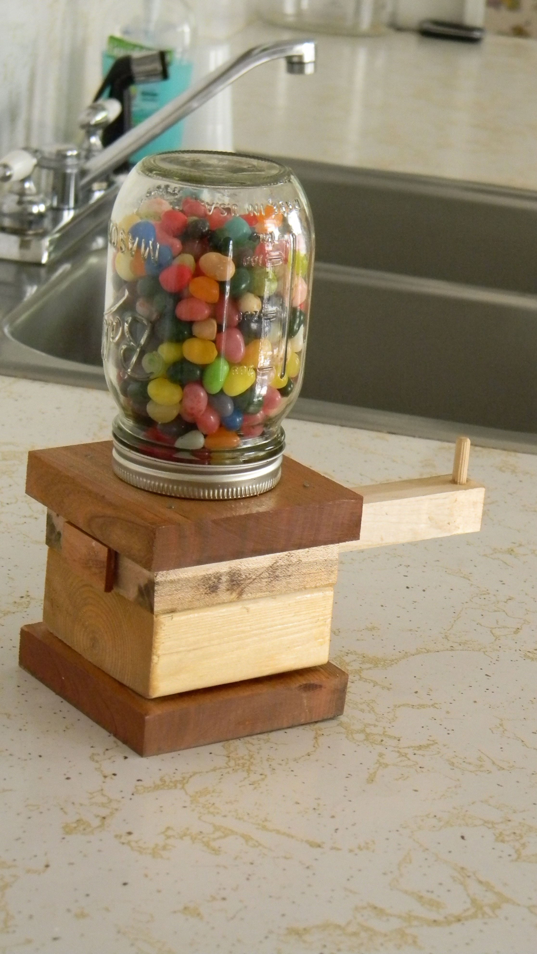 The Awesomest Jelly Bean Dispenser Ever